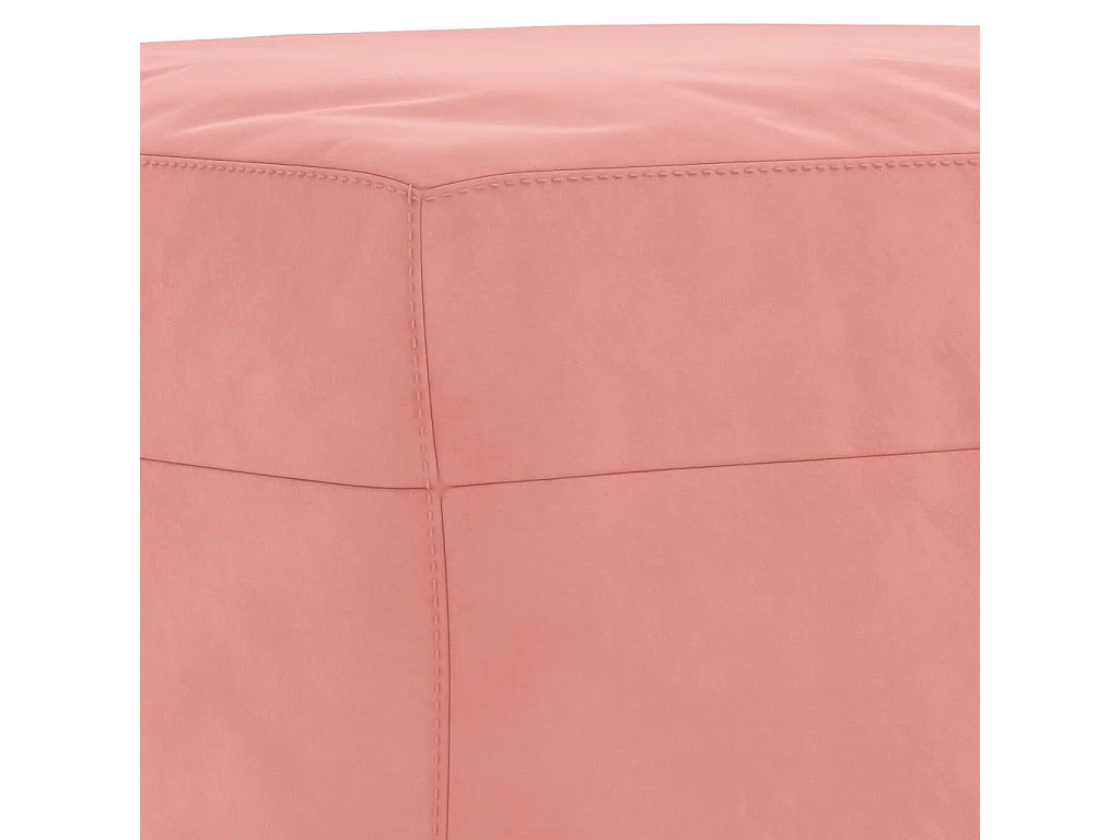 Banc Rose 70x35x41 cm Velours