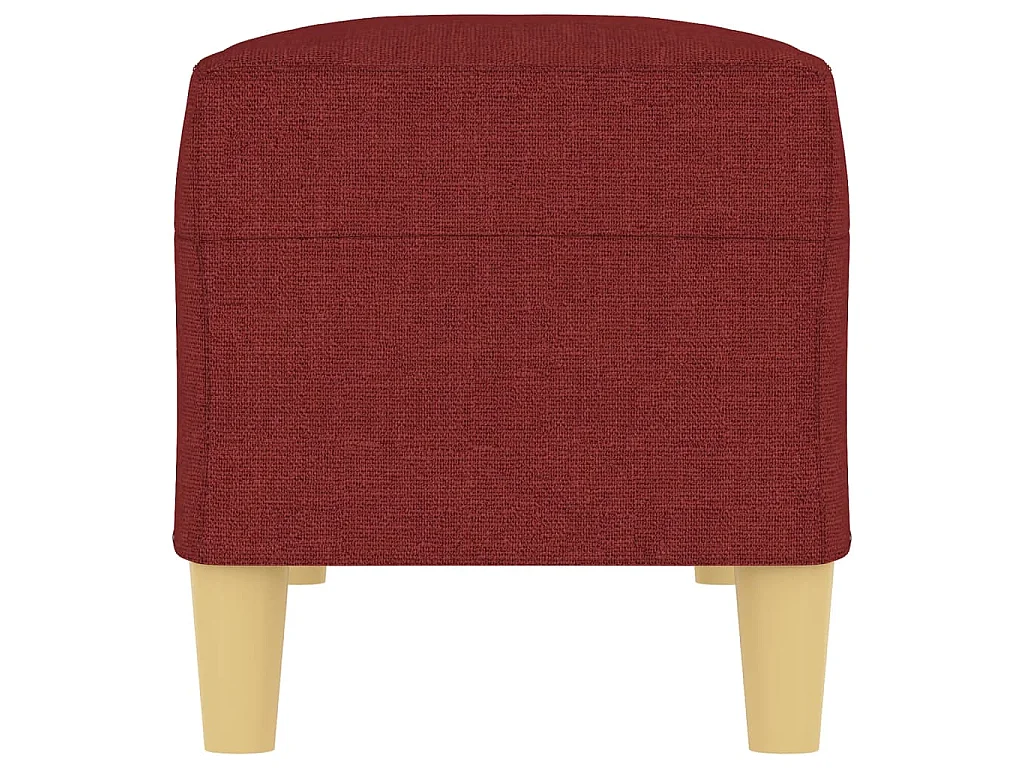 Panca Rosso Vino 100x35x41 cm in Tessuto