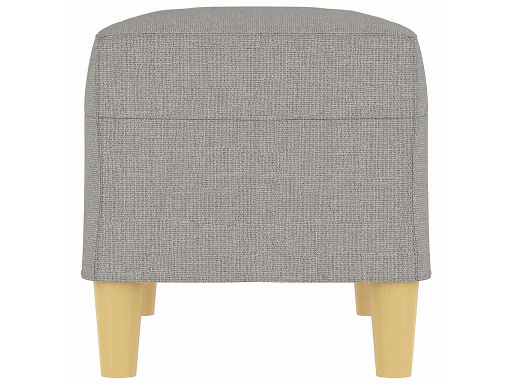 Banc Gris clair 70x35x41 cm Tissu