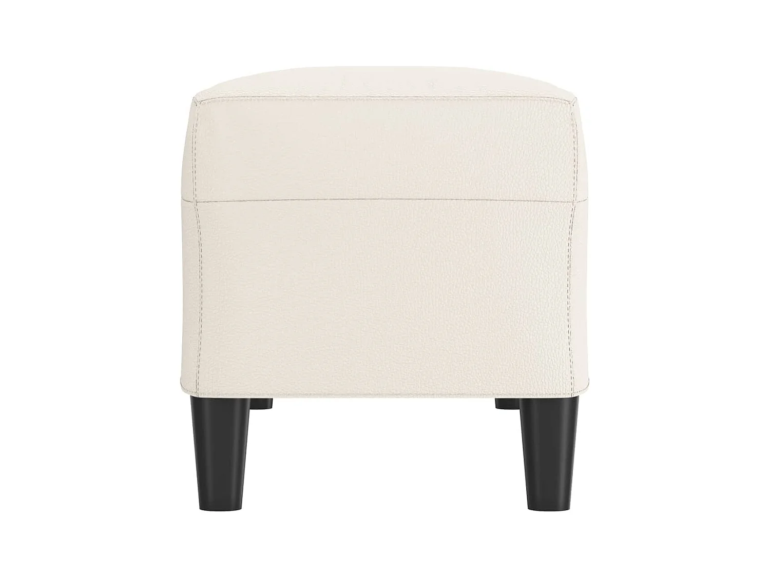 Banc Crème 100x35x41 cm Similicuir