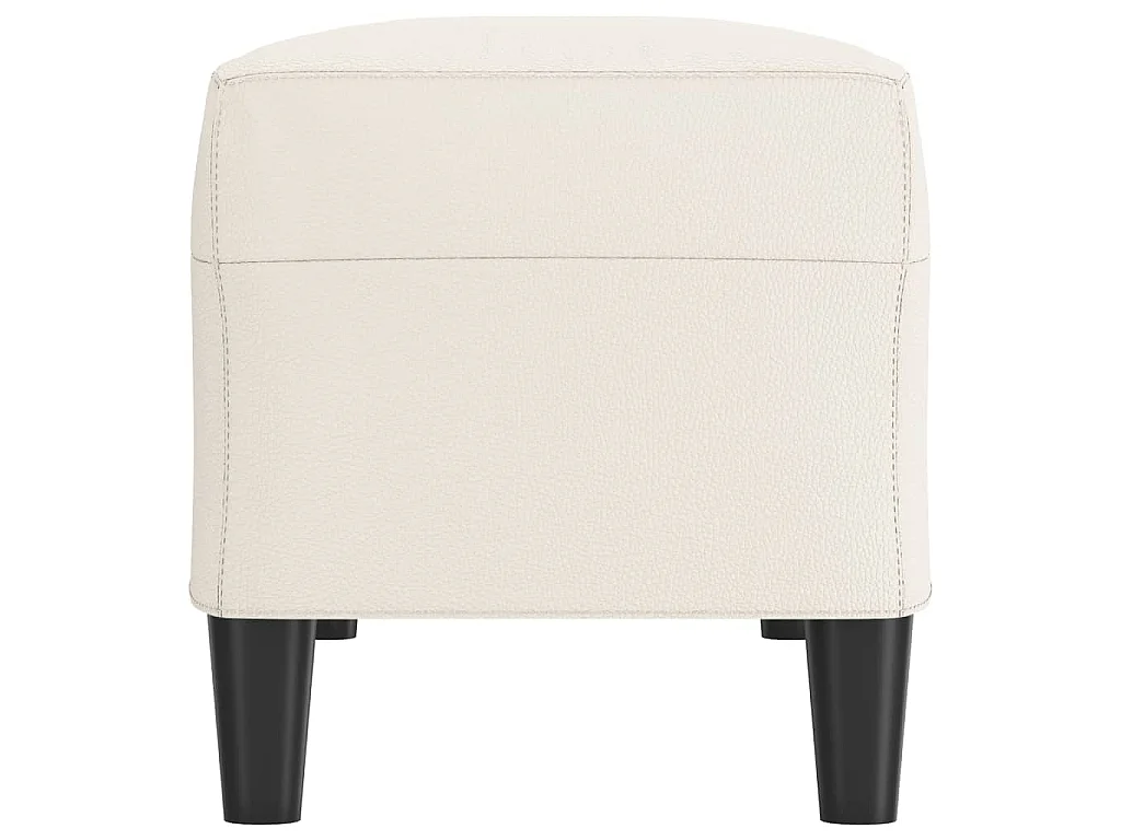 Banc Crème 100x35x41 cm Similicuir