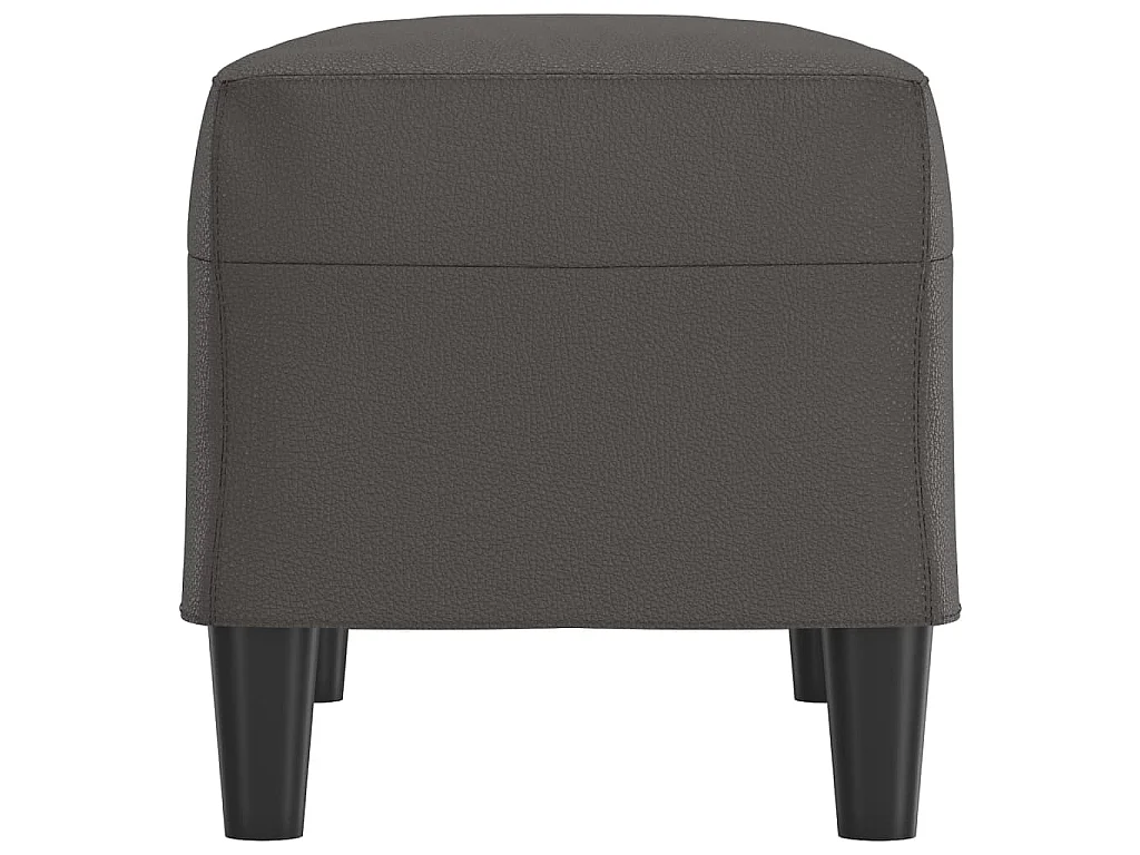 Banc Gris 70x35x41 cm Similicuir