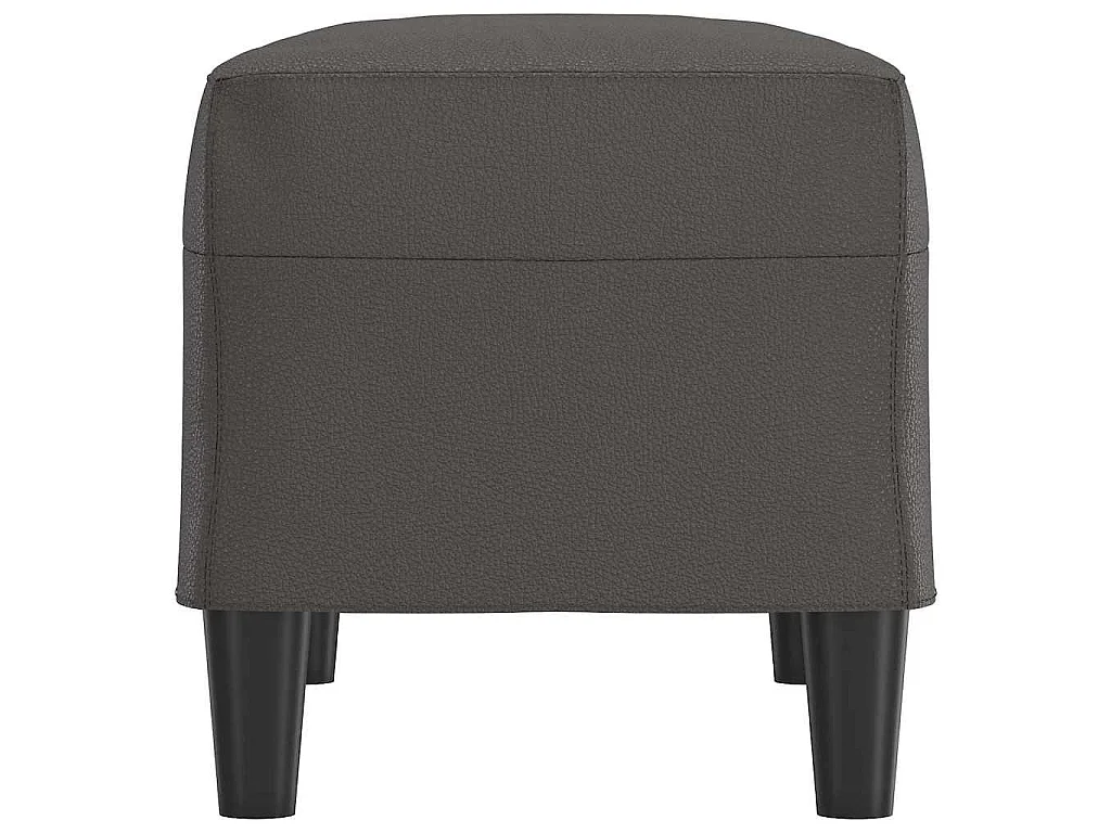 Banc Gris 70x35x41 cm Similicuir