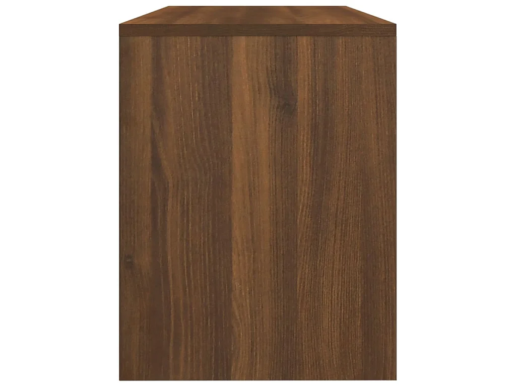Tabouret de toilette Chêne marron 70x35x45 cm Bois d'ingénierie