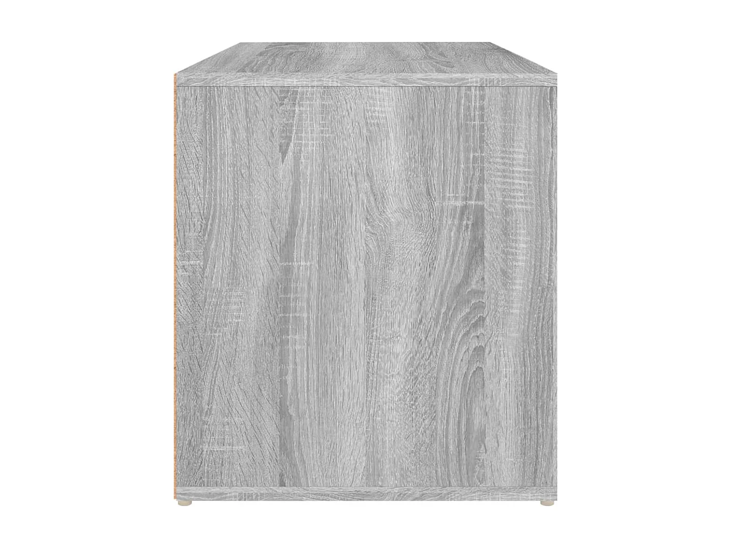 Halbankje 80x40x45 cm bewerkt hout grijs sonoma eikenkleurig