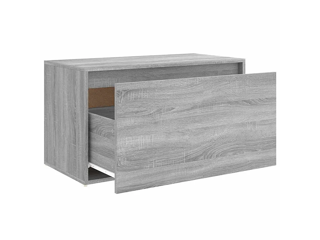 Banc d'entrée 80x40x45 cm Sonoma gris Bois d'ingénierie
