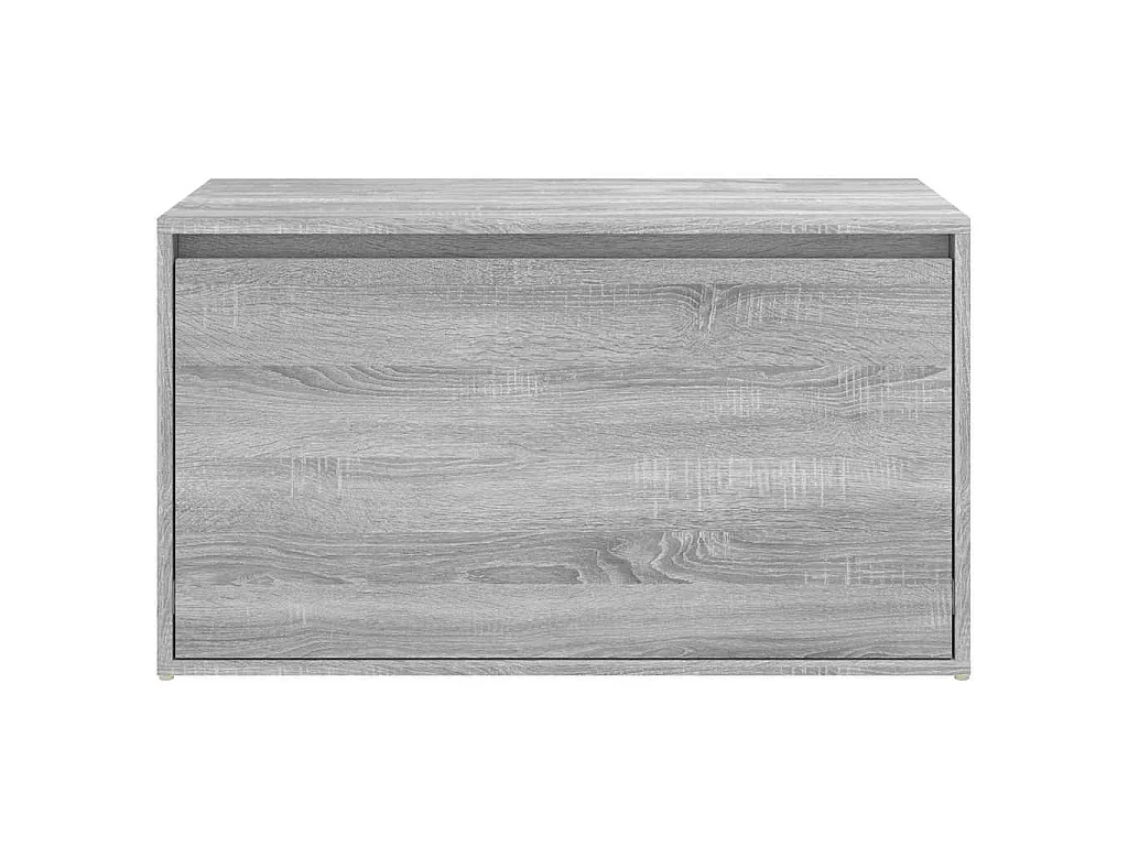 Halbankje 80x40x45 cm bewerkt hout grijs sonoma eikenkleurig