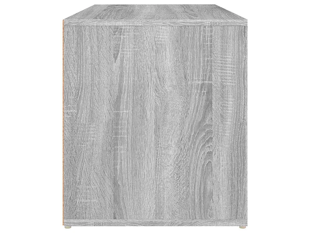 Halbankje 80x40x45 cm bewerkt hout grijs sonoma eikenkleurig
