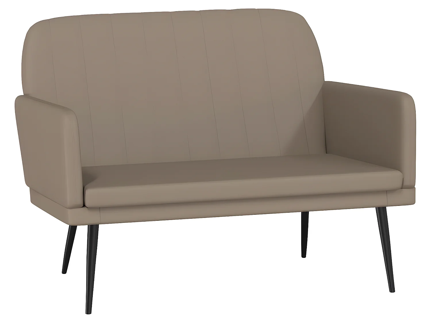 Banc Cappuccino 107x80x81 cm Similicuir