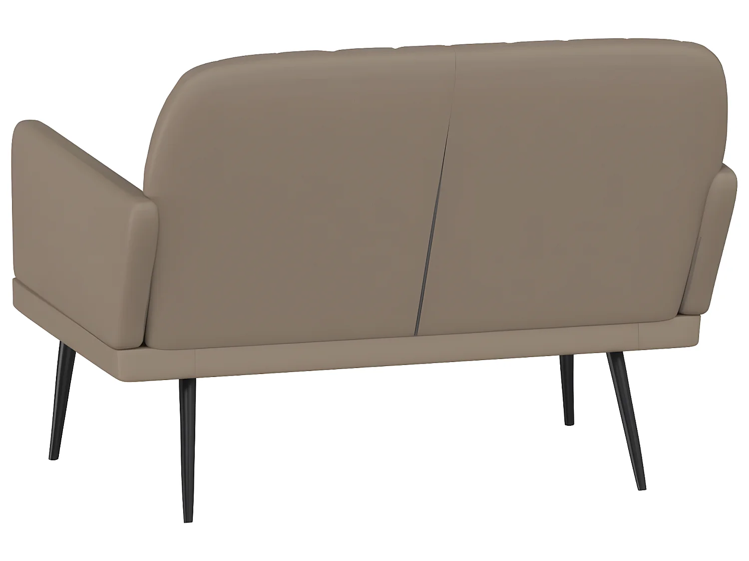 Banc Cappuccino 107x80x81 cm Similicuir
