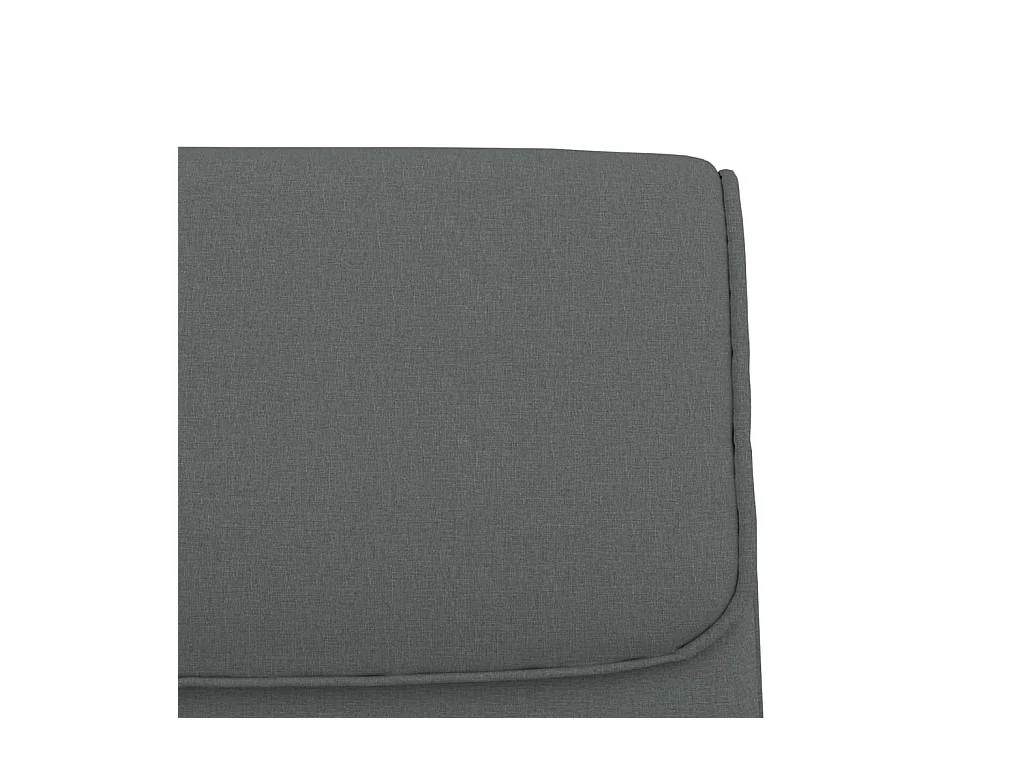 Sitzbank Dunkelgrau 100x64x80 cm Stoff