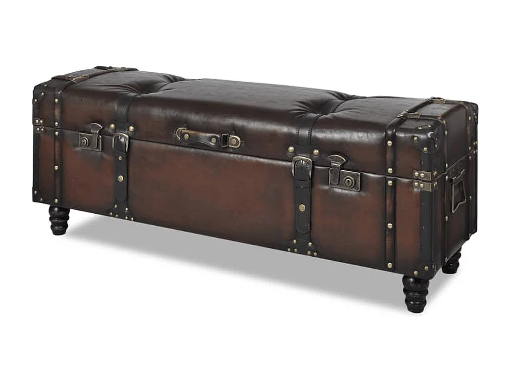 Cassapanca Set 3 pz Marrone