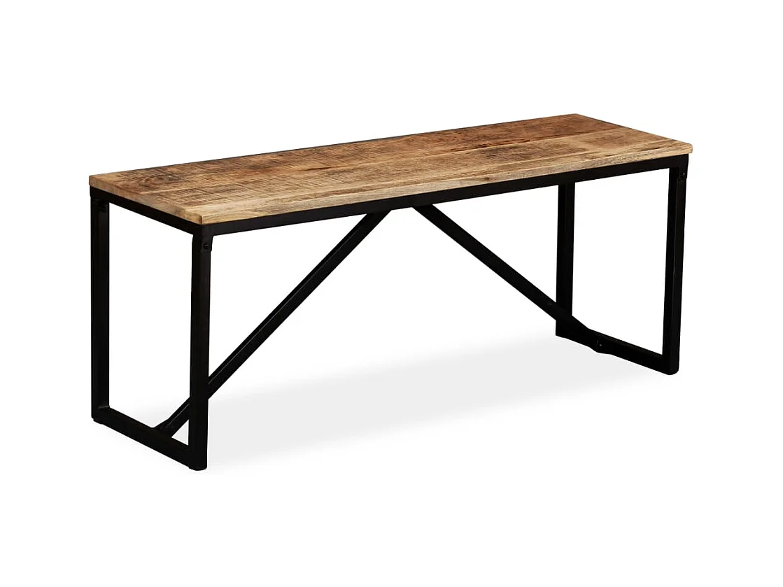 Banc 110 x 35 x 45 cm Bois de manguier massif