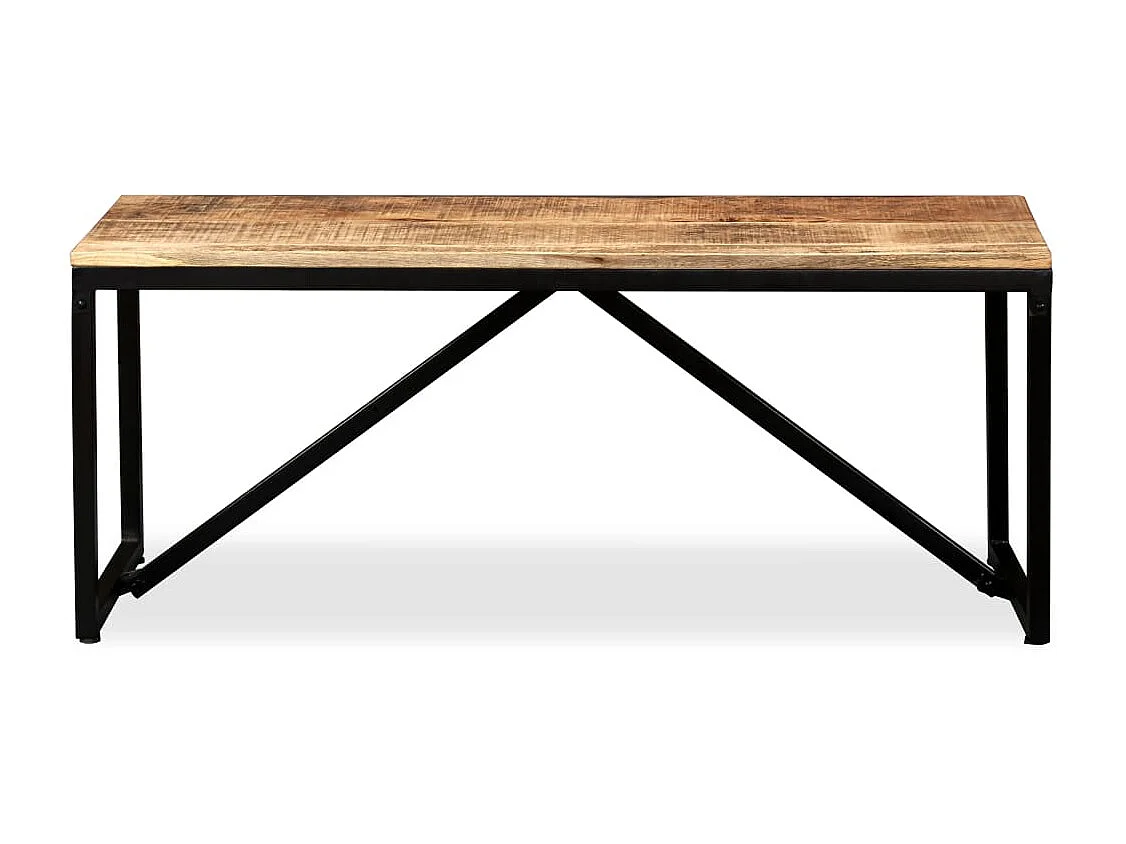 Banc 110 x 35 x 45 cm Bois de manguier massif