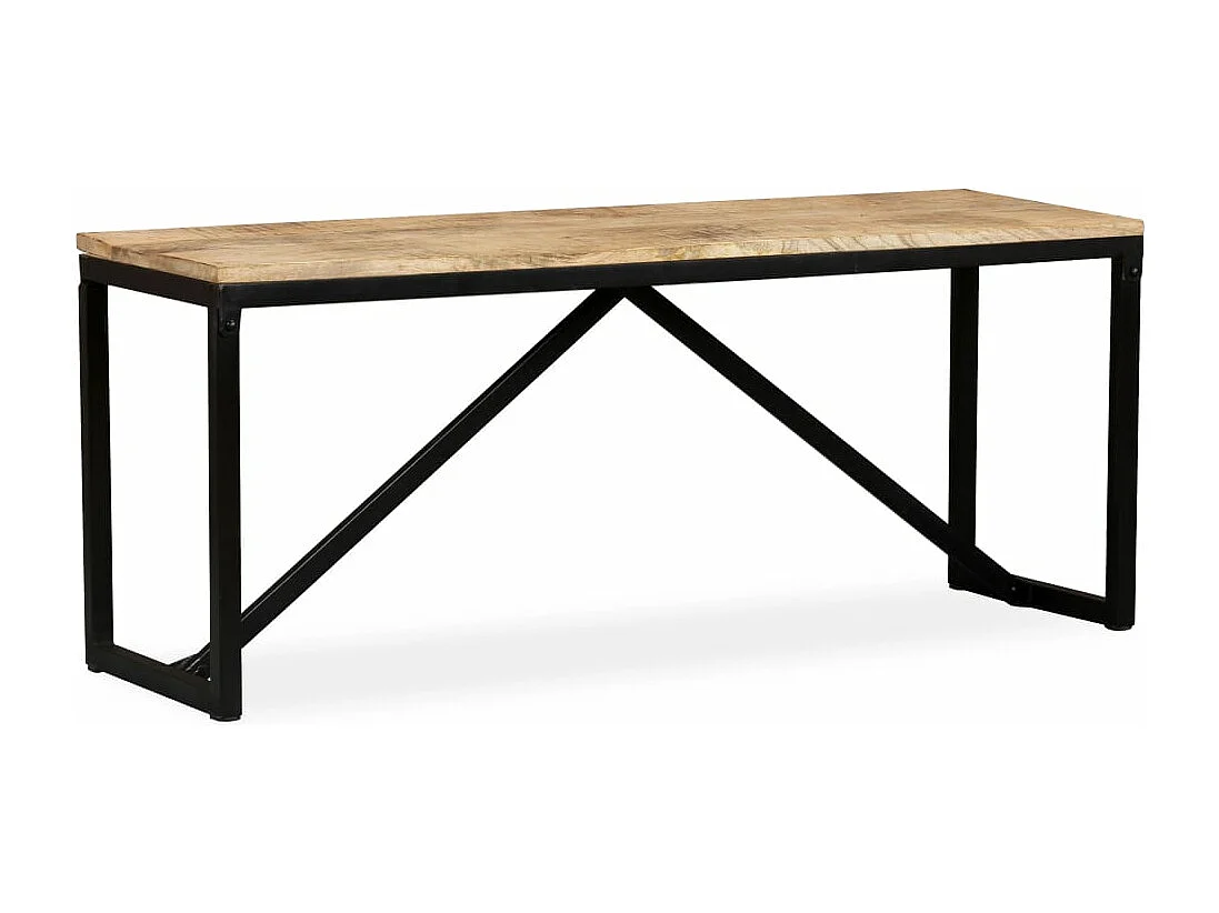 Banc 110 x 35 x 45 cm Bois de manguier massif