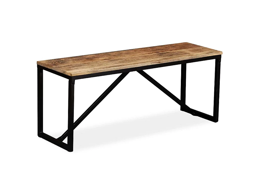 Banc 110 x 35 x 45 cm Bois de manguier massif