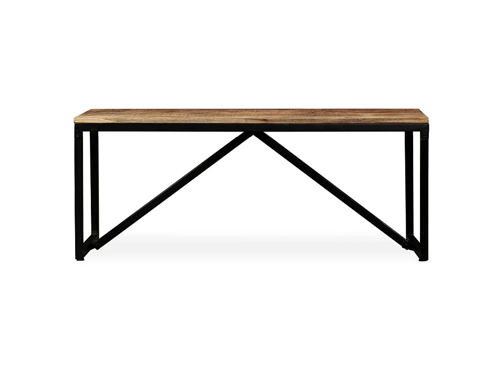 Banc 110 x 35 x 45 cm Bois de manguier massif