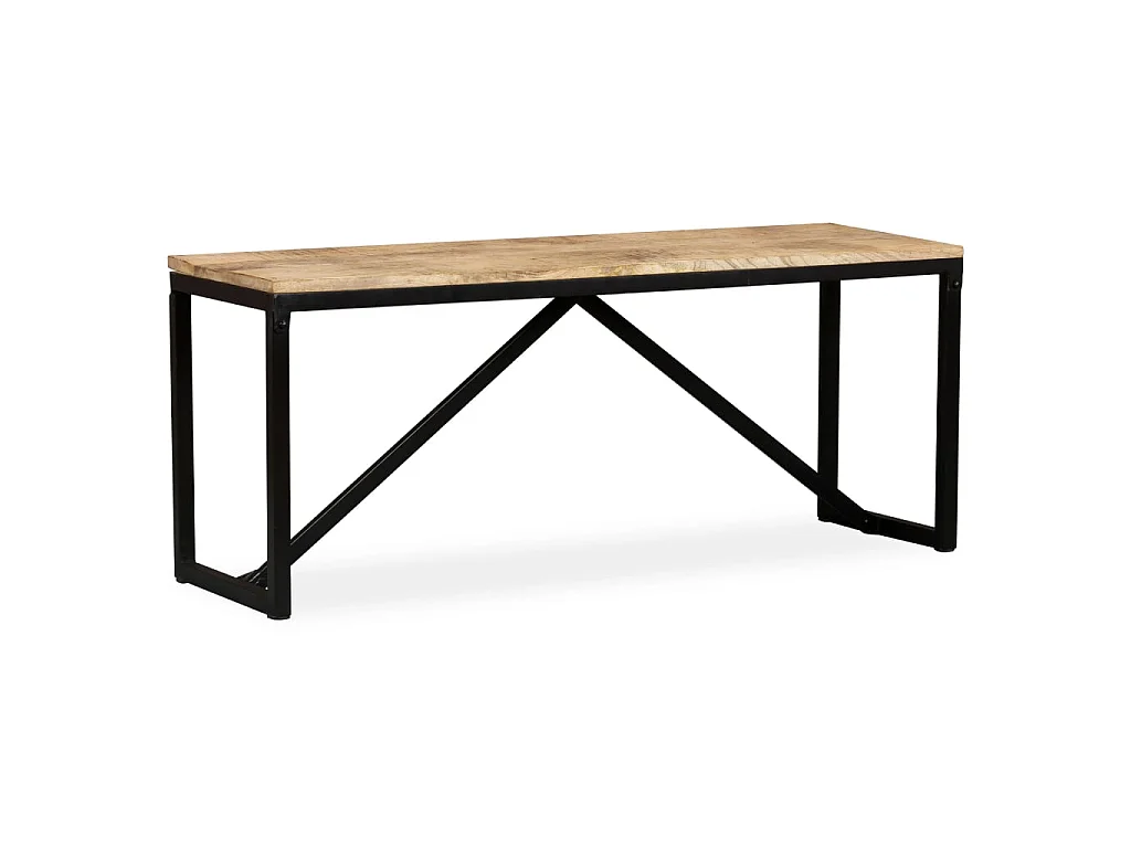 Banc 110 x 35 x 45 cm Bois de manguier massif