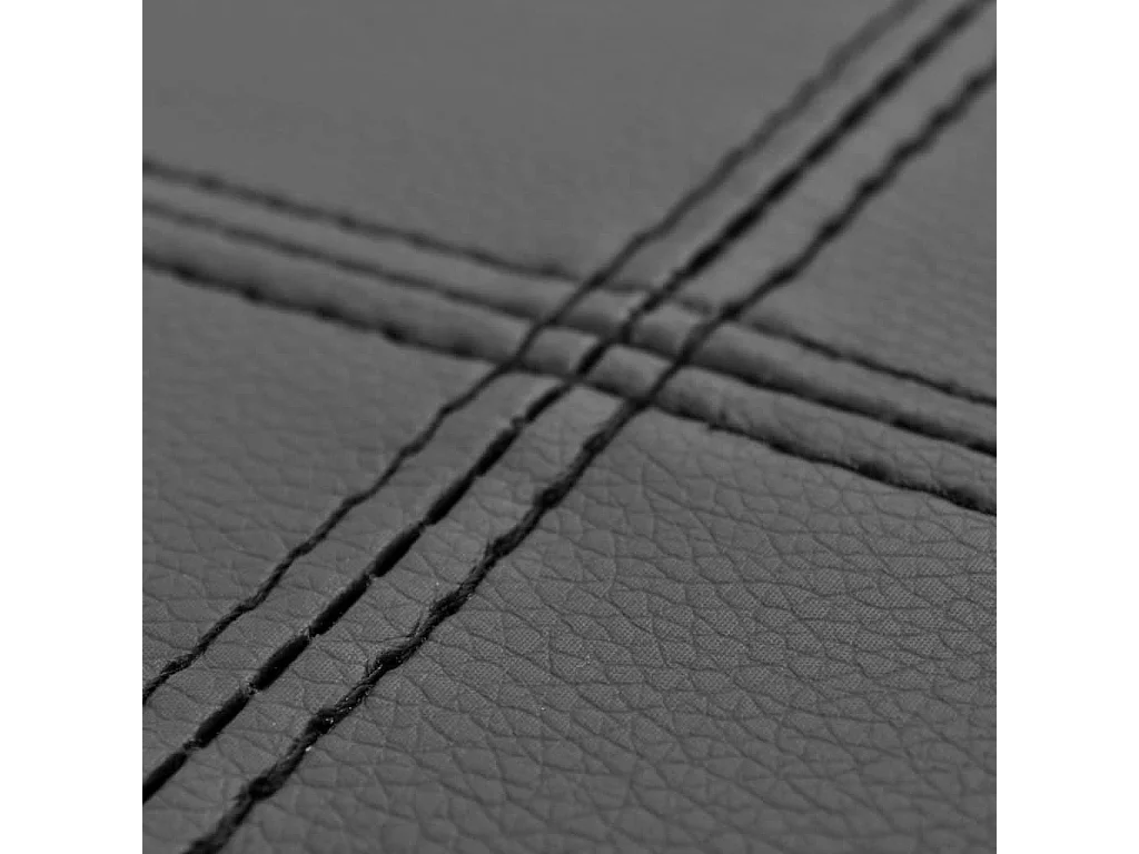 Banc en cuir synthétique de haute qualité Noir