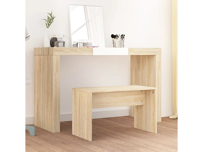 Tabouret de toilette Chêne sonoma 70x35x45 cm Bois d'ingénierie