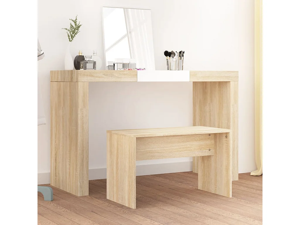 Tabouret de toilette Chêne sonoma 70x35x45 cm Bois d'ingénierie