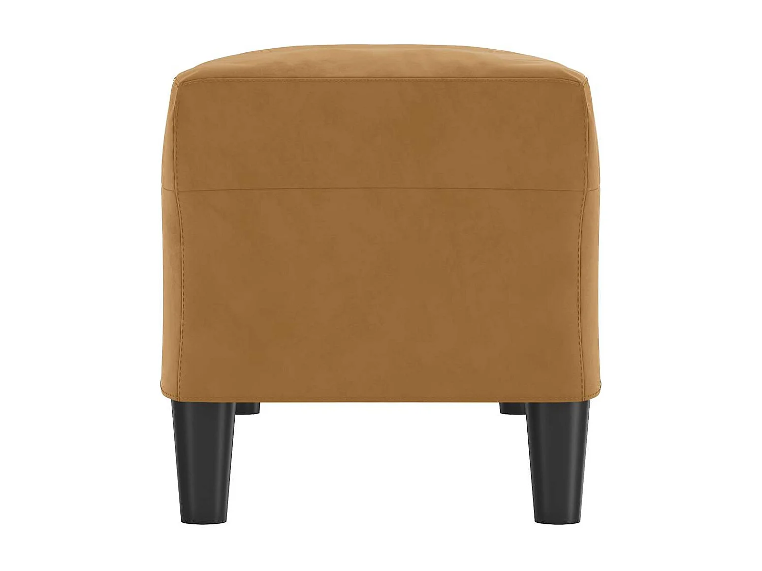 Banc Marron 100x35x41 cm Velours