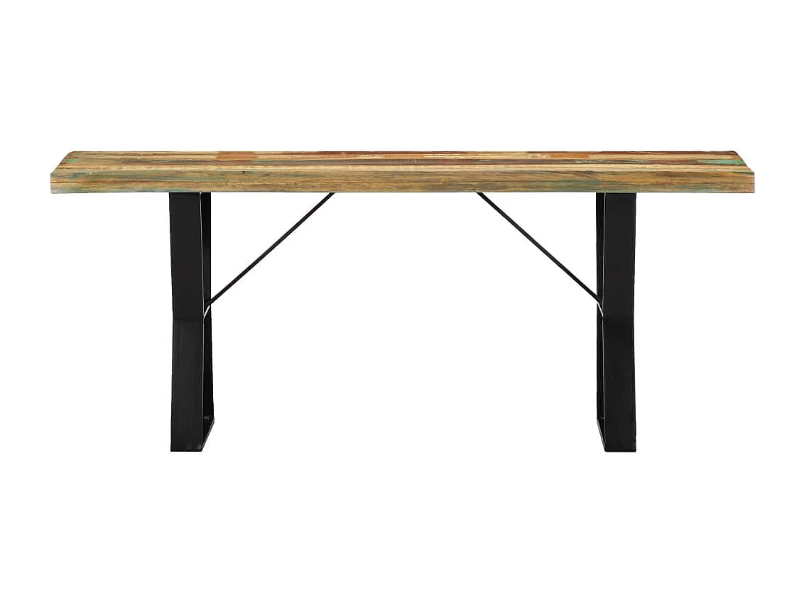 Banc 110 cm Bois de récupération massif