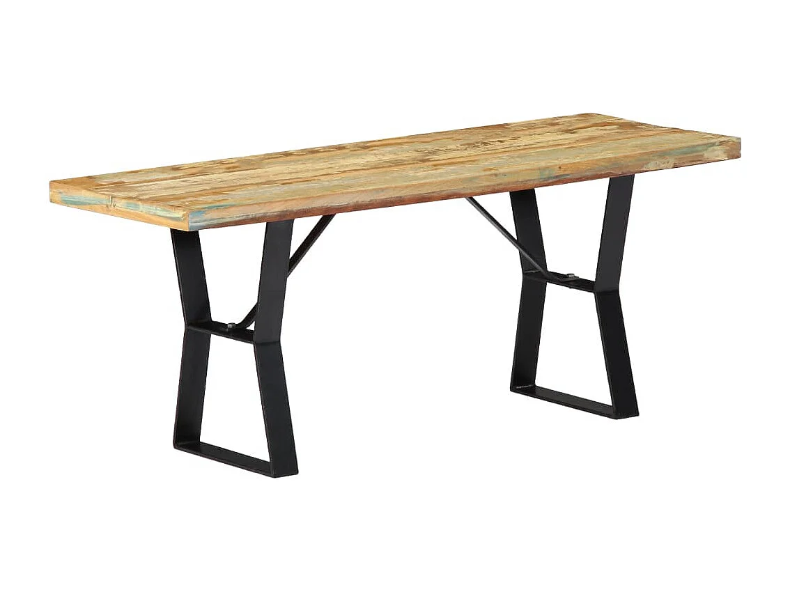 Banc 110 cm Bois de récupération massif