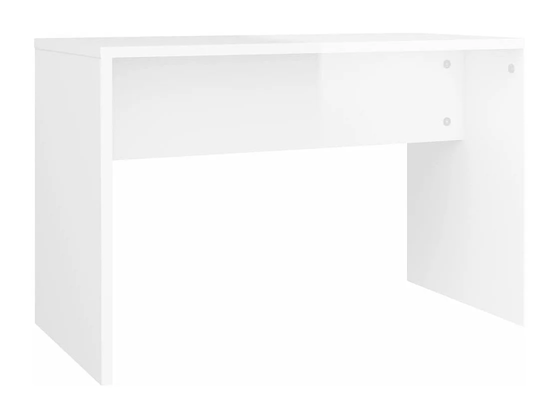 Banco toucador 70x35x45 cm madeira processada branco brilhante