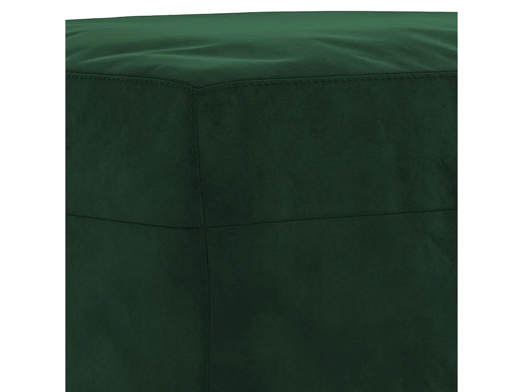 Banc Vert foncé 70x35x41 cm Velours