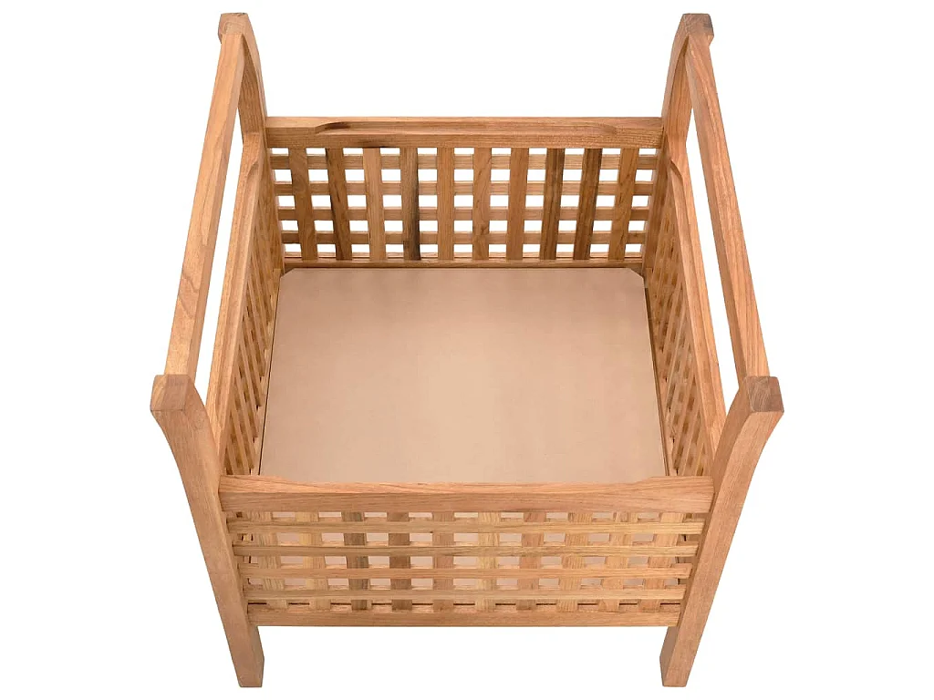 Banc de rangement 49x48x49 cm Bois de noyer massif