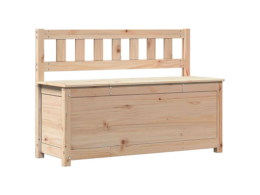 Banco de madera maciza de pino 110x41x76,5 cm