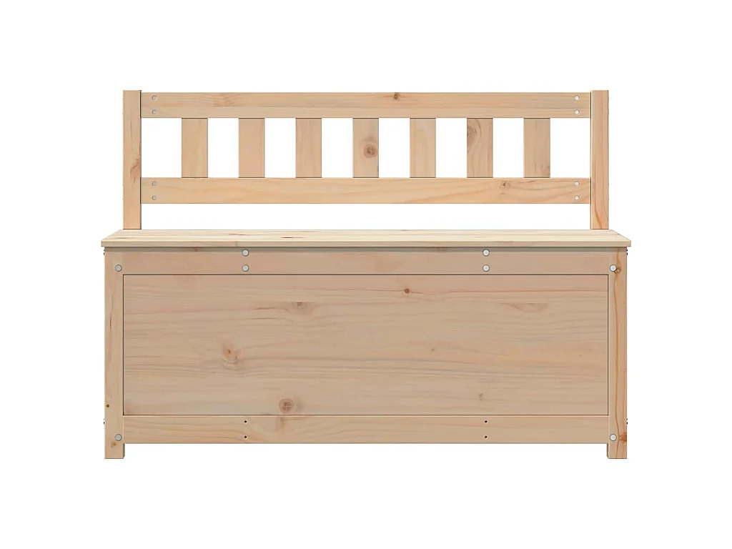 Banco de madera maciza de pino 110x41x76,5 cm