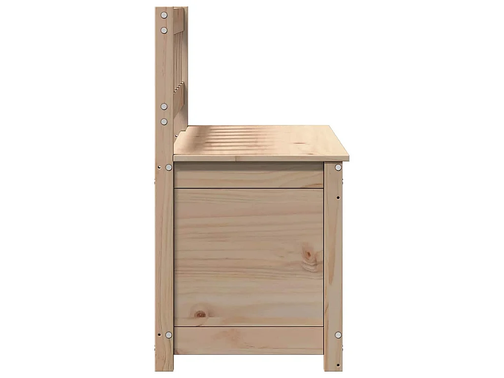 Banco de madera maciza de pino 110x41x76,5 cm