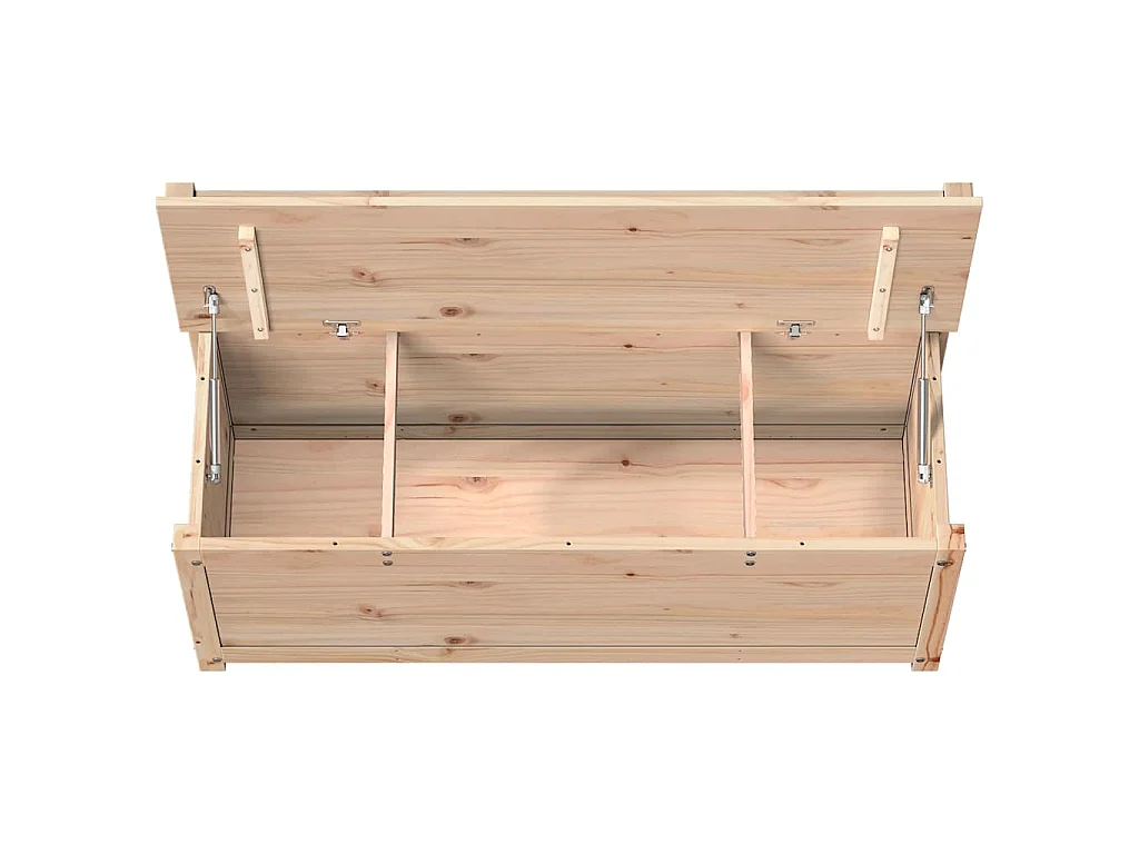 Banco de madera maciza de pino 110x41x76,5 cm