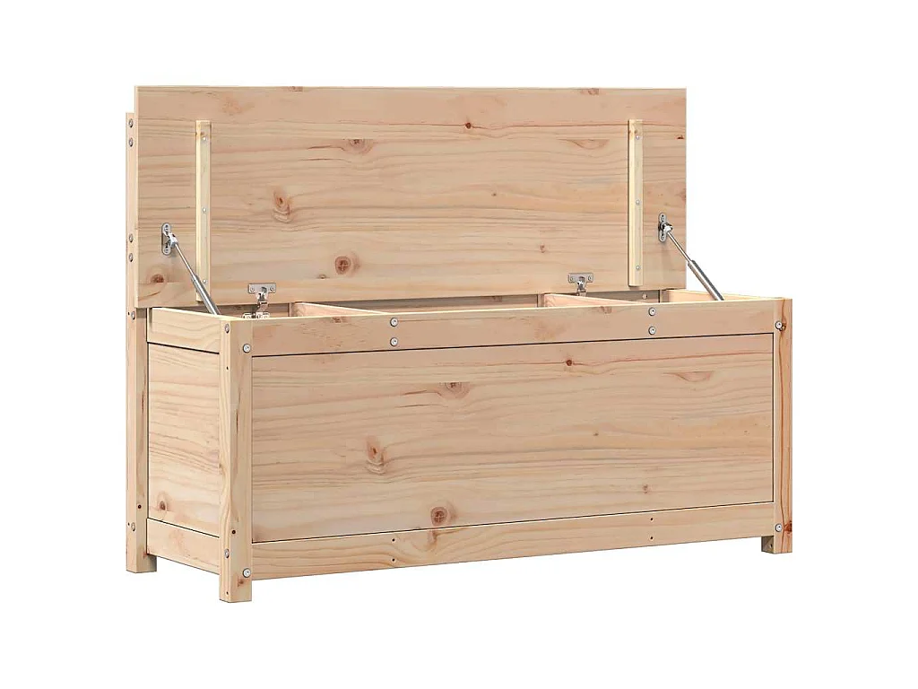 Banco de madera maciza de pino 110x41x76,5 cm