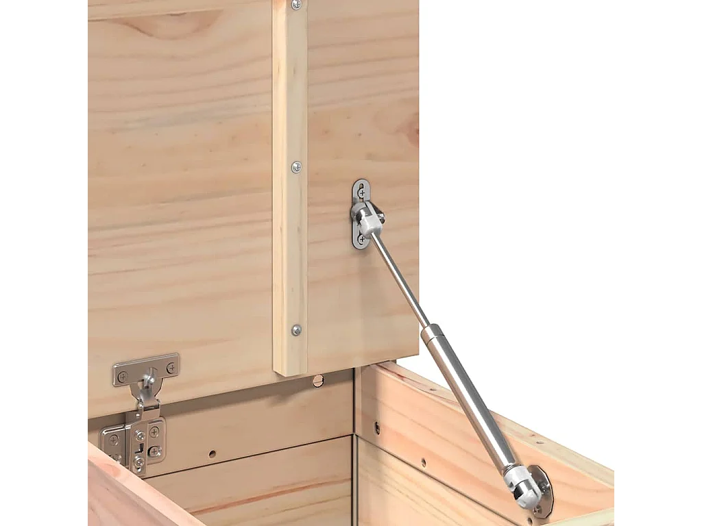 Banco de madera maciza de pino 110x41x76,5 cm