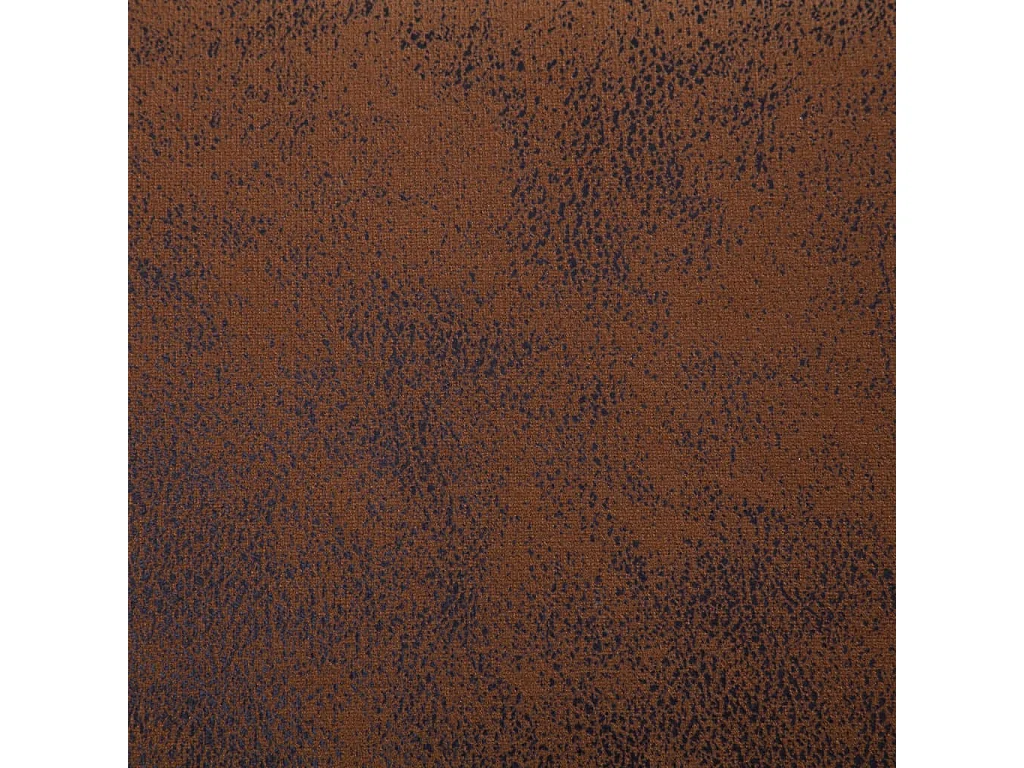 Banc avec compartiment de rangement 116 cm Marron Similicuir