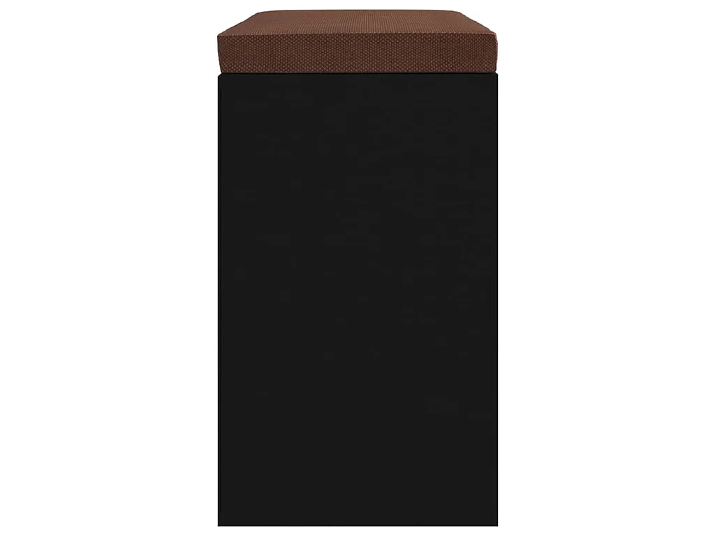 Scarpiera Nera 103x30x48 cm in Legno Multistrato