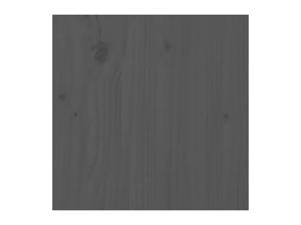 Flurbank Grau 80x40x43 cm Massivholz Kiefer