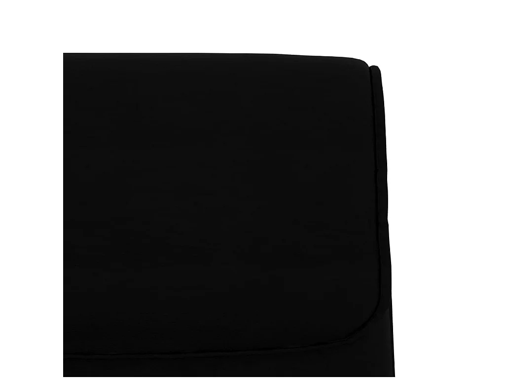 Sitzbank Schwarz 100x64x80 cm Kunstleder