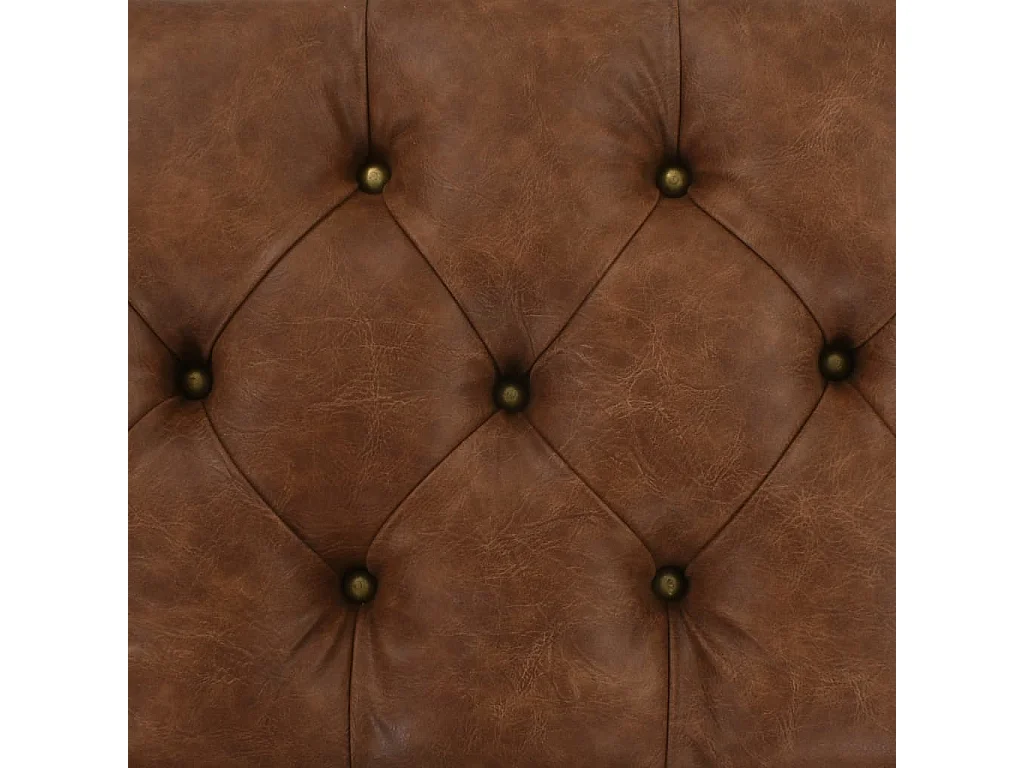 Aufbewahrungsbank Massivholz Kunstleder 80,5x41x50 cm