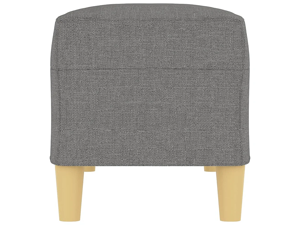 Banc Gris foncé 100x35x41 cm Tissu