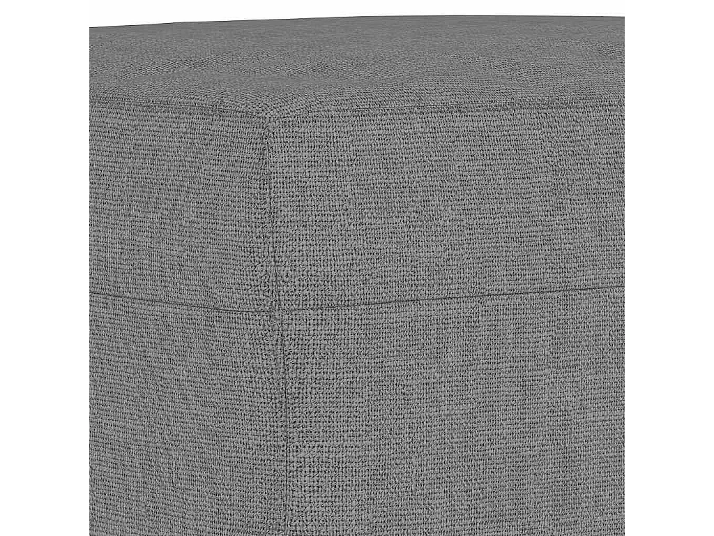 Bankje 100x35x41 cm stof donkergrijs