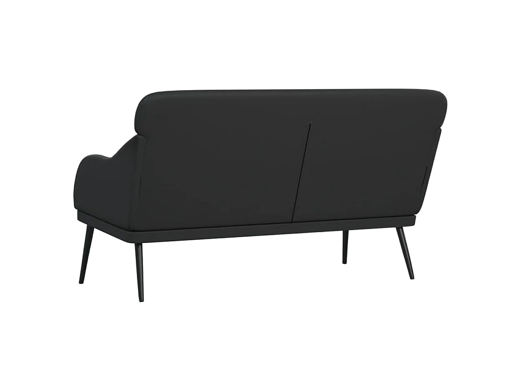 Banco 110x76x80 cm couro artificial preto