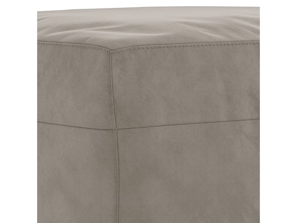 Sitzbank Hellgrau 100x35x41 cm Samt