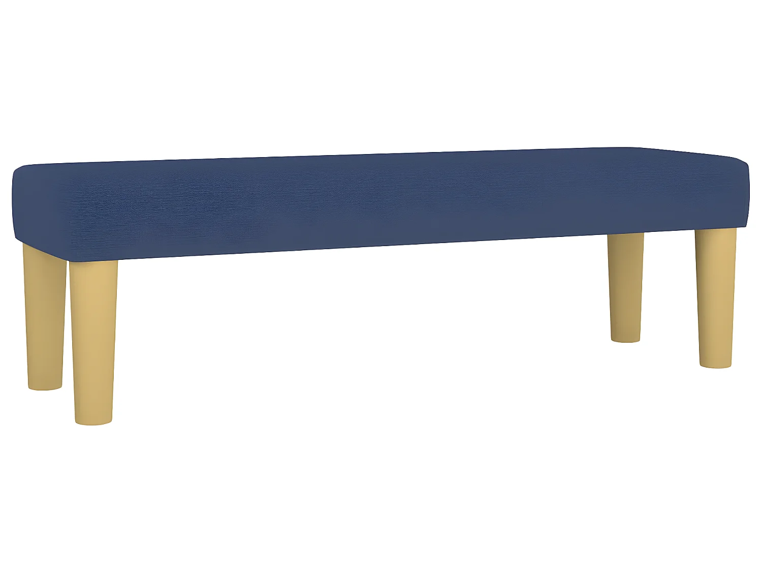 Banc Bleu 100x30x30 cm Tissu
