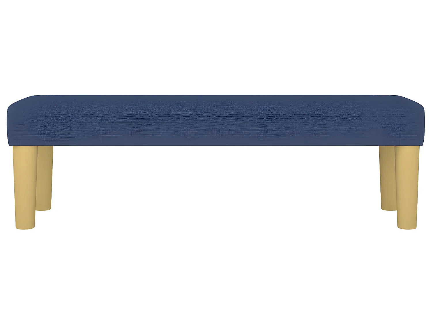 Banc Bleu 100x30x30 cm Tissu