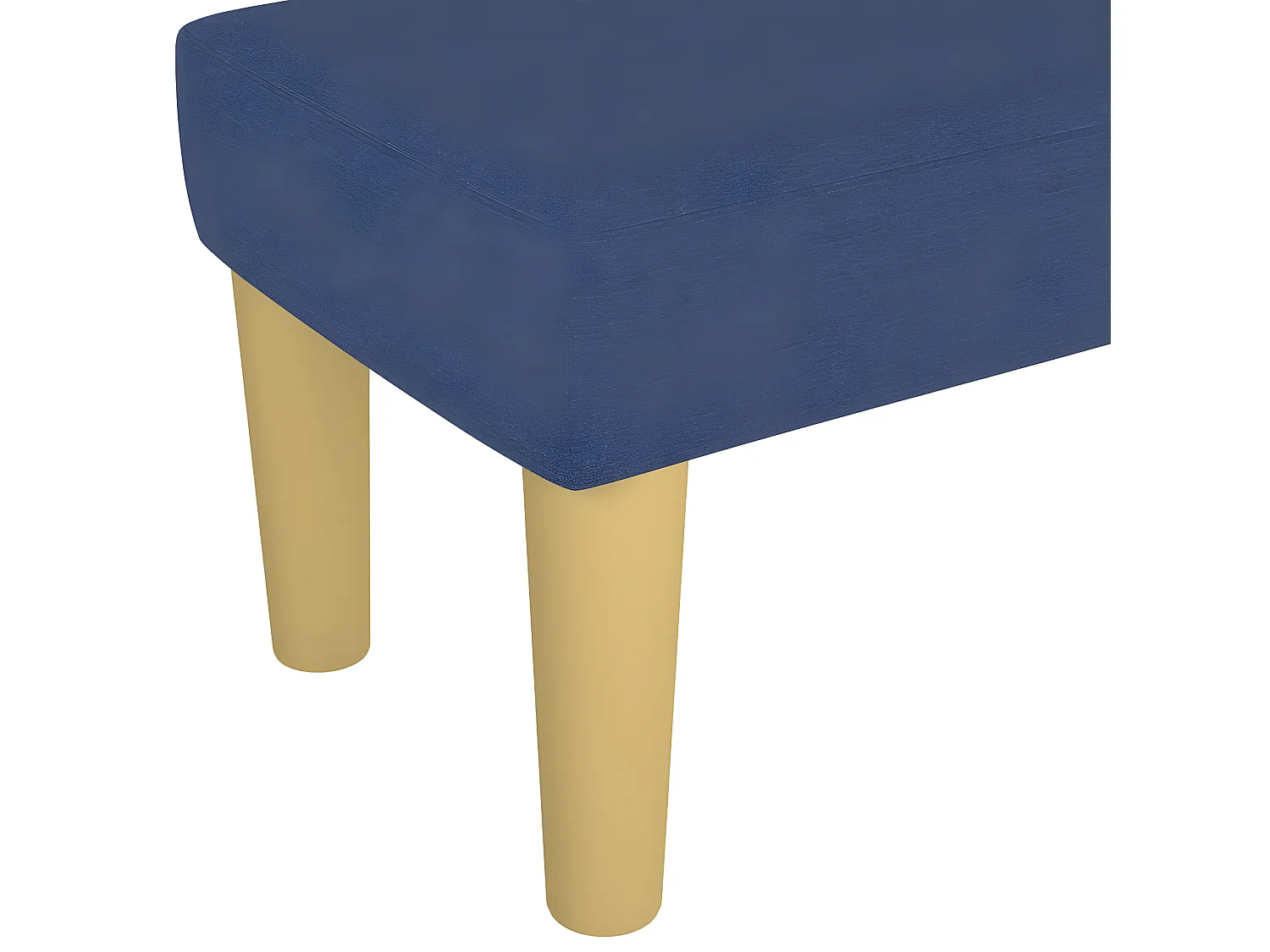 Banc Bleu 100x30x30 cm Tissu