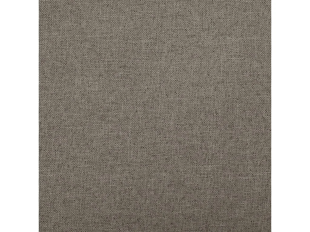 Banc de rangement pliable Taupe 76x38x38 cm Faux lin